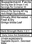 Nature's Garden Ginkgo Liquid Extract - 1 oz
