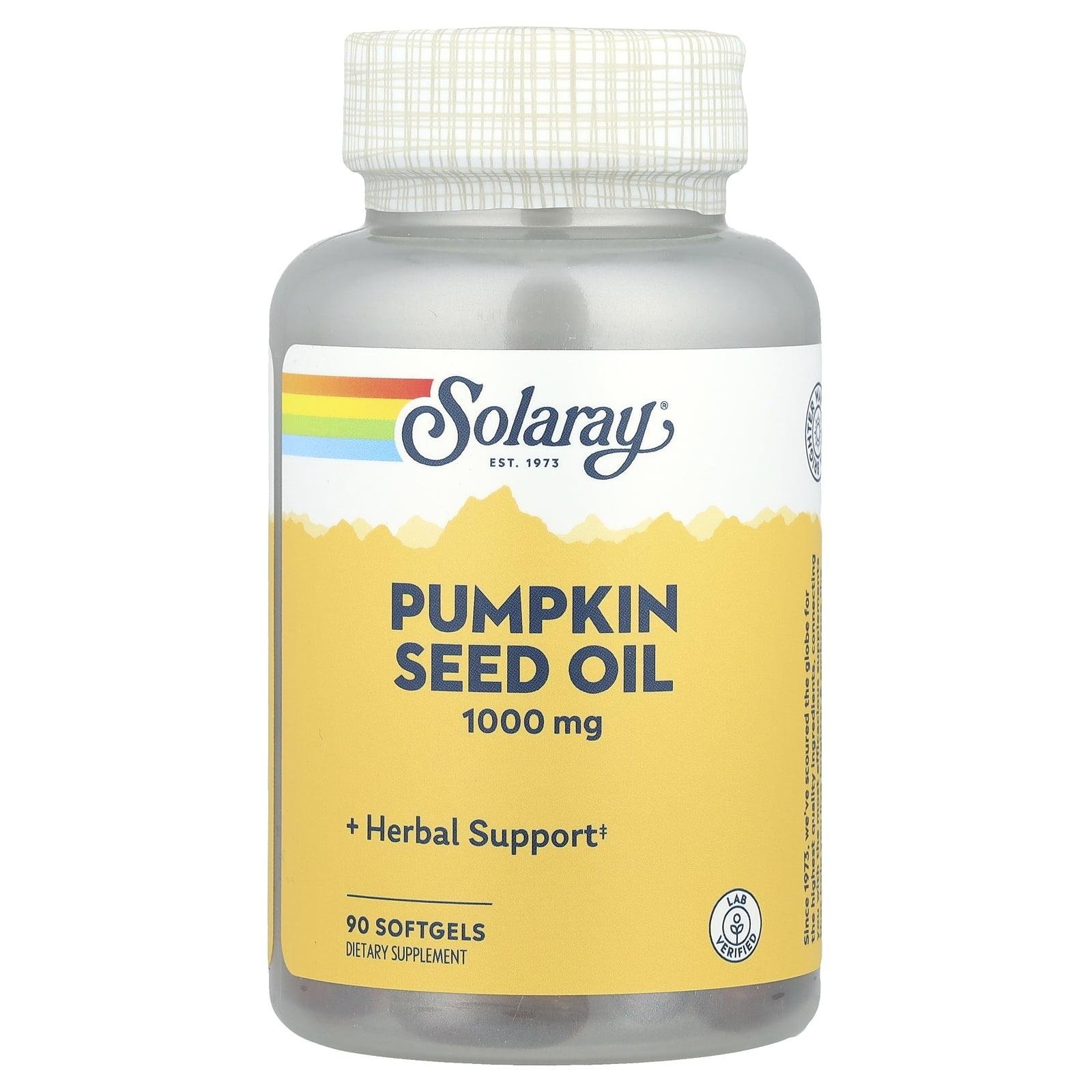 Solaray Pumpkin Seed Oil Capsules: 1000mg | 90ct