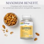 Solaray Magnesium Amino Acid Chelate Supplement for Health
