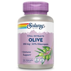 SOLARAY Olive Leaf Extract Supplement | 120 Count