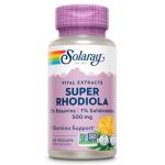 SOLARAY Super Rhodiola Root Extract 500mg | Stress & Energy Support