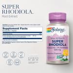 SOLARAY Super Rhodiola Root Extract 500mg | Stress & Energy Support