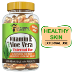 60 Sunshine Naturals Vitamin E & Aloe Vera Ampoules