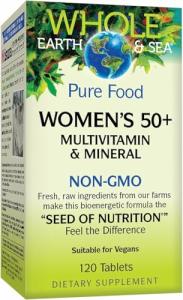 Whole Earth & Sea Women’s 50+ Multivitamin Tablets