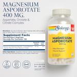 Solaray Magnesium Asporotate 400mg: Bone, Muscle & Nerve Support