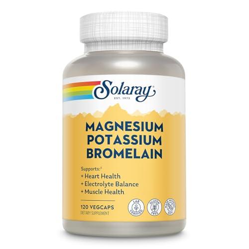 Solaray Magnesium & Potassium with Bromelain VegCaps