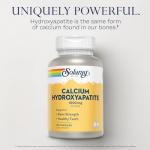 Solaray Calcium Hydroxyapatite 1000mg | Advanced Bone Support | 120 Capsules