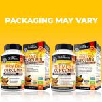 Turmeric Curcumin BioPerine 1500mg Highest Potency Premium  EXP 08/2024