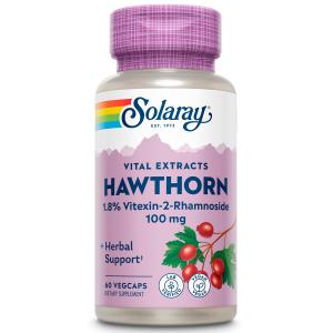 SOLARAY Hawthorn Extract Capsules | 60 Count