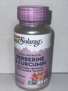 SOLARAY Berberine & Curcumin Root Extracts | Digestive Support