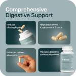 TriEnza Digestive Enzymes for Optimal Digestion - 180 Capsules