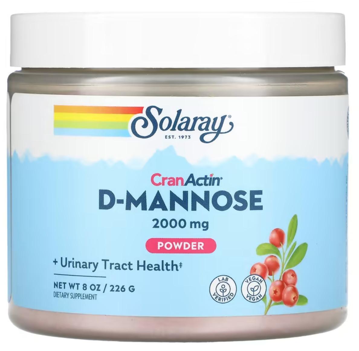 Cranberry D-Mannose Powder: Urinary Tract Support, 30 Servings