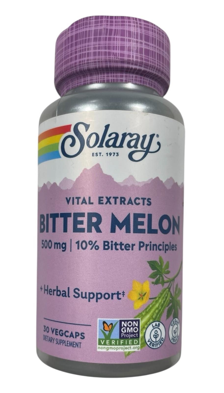 SOLARAY Bitter Melon Fruit Extract 30 VegCaps