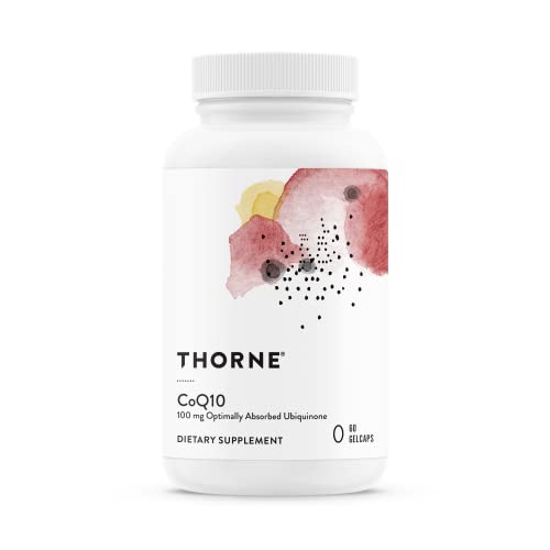Thorne CoQ10 - 100mg Ubiquinone for Heart & Brain - 60 Gelcaps
