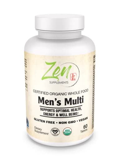 Organic Men's Multivitamin - 120 Tablets