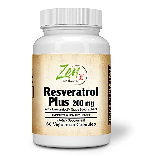 Zen Resveratrol Plus: 200mg - 60 Vegcaps