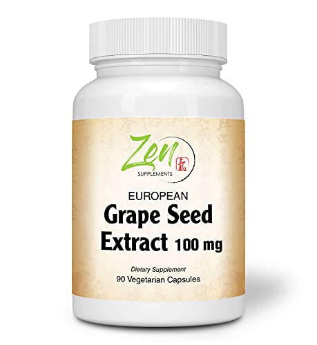 Powerful Antioxidant: European Grape Seed Extract, 90-Vegcaps
