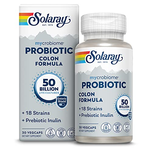 SOLARAY Mycrobiome Probiotic for Colon Health & Immunity