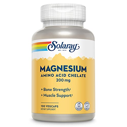 Solaray Magnesium Amino Acid Chelate Supplement for Health