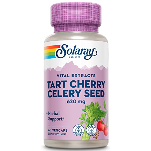 Solaray Tart Cherry & Celery Seed VegCaps for Wellness