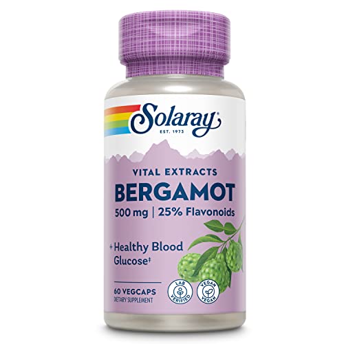 Solaray Bergamot Advanced Formula for Cardiovascular Support, 60ct