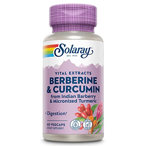 SOLARAY Berberine & Curcumin Root Extracts | Digestive Support