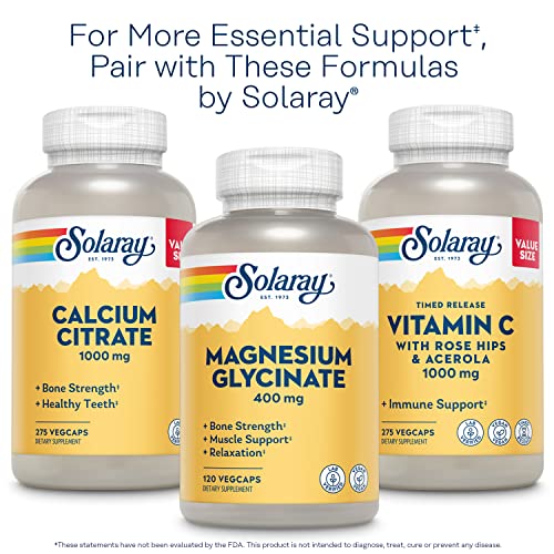 Solaray Magnesium & Potassium with Bromelain VegCaps