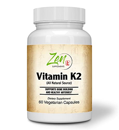 Vitamin K2 for Cardiovascular and Bone Health - 60 Vegcaps