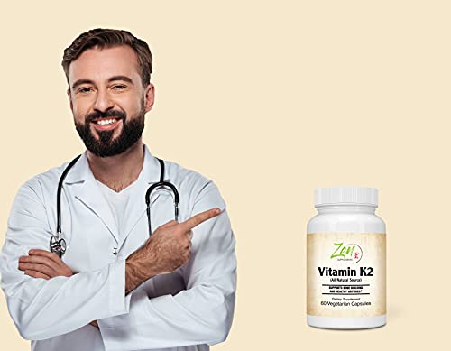 Vitamin K2 for Cardiovascular and Bone Health - 60 Vegcaps