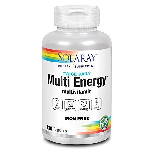 SOLARAY Multi Energy No Iron, Two Daily Capsules