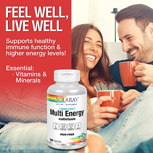 SOLARAY Multi Energy Capsules - Two Daily, 60ct
