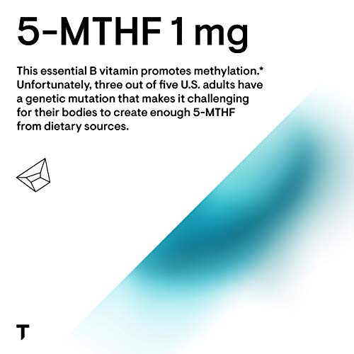 Thorne 5-MTHF 1mg - Methylfolate Health Supplement - 60 Capsules
