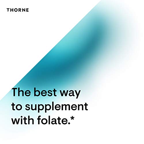 Thorne 5-MTHF 1mg - Methylfolate Health Supplement - 60 Capsules