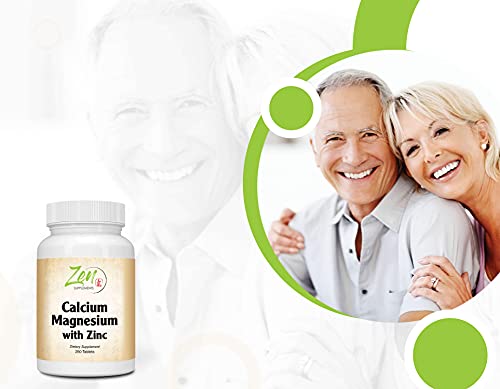 Bone & Immune Support - Calcium Magnesium Zinc 250-Tab