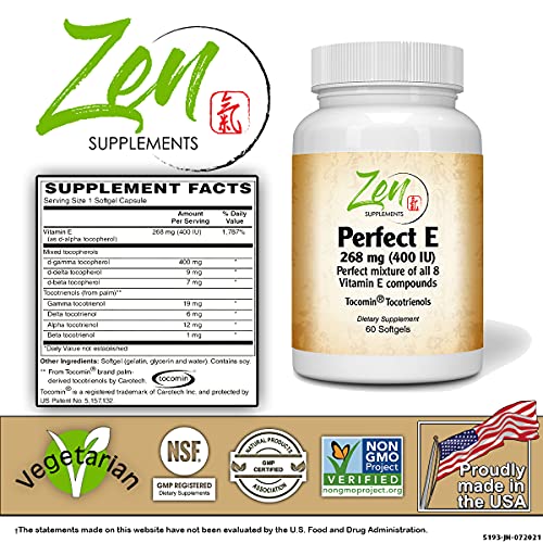 Zen Supplements Perfect-E - Full Spectrum Vitamin E