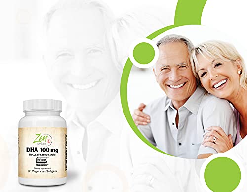Vegan Algae-Sourced Neuromins DHA Supplement - Eye & Heart Health - 30 Vegcaps