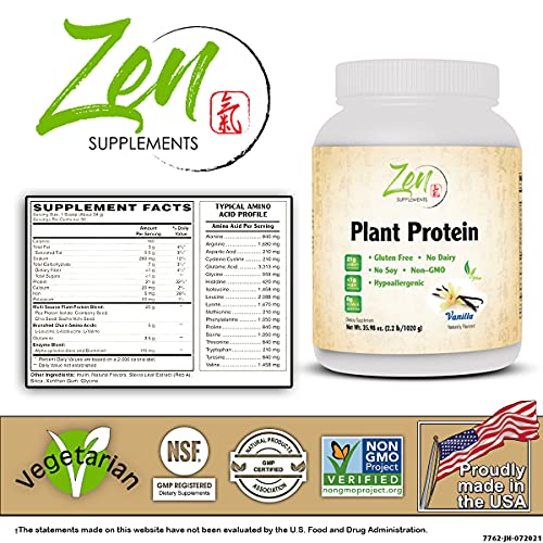 Vegan Vanilla Plant Protein Powder - 25g Protein
