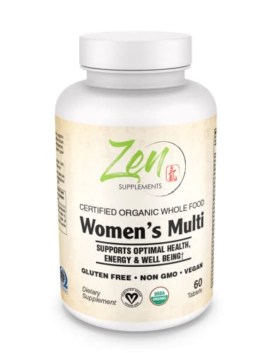 Organic Women's Multivitamin - Zen Whole Food (60 Tablets)