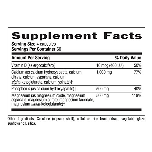 Country Life Target-Mins Calcium Magnesium with Vitamin D-Complex
