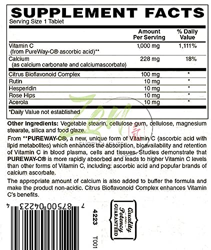 Advanced Buffered Vitamin C 1000mg with Rose Hips
