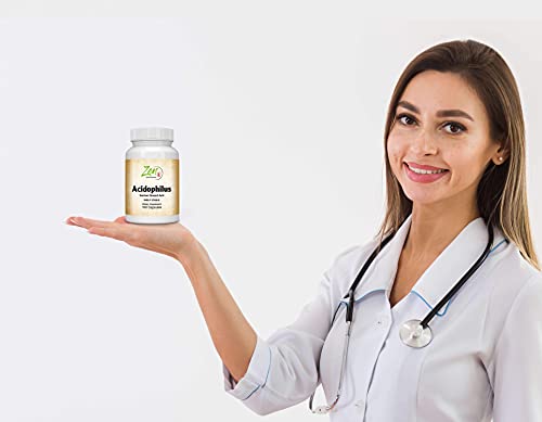 Acidophilus: Alleviate Gas, Constipation & Lactose Intolerance (100-Caps)