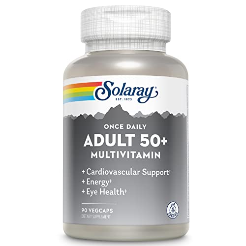 SOLARAY 50+ Multivitamin Energy, Heart & Immune Support