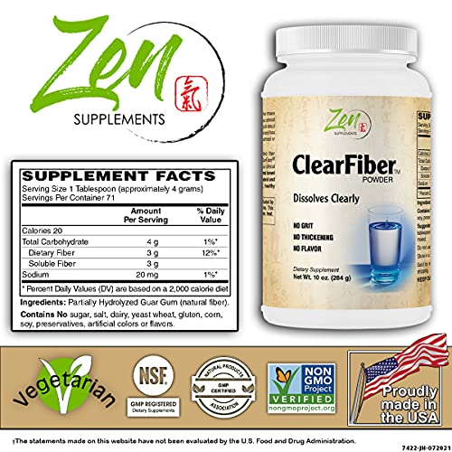 Clearfiber - Supports Gut Health, Digestive Regularity & Probiotics
