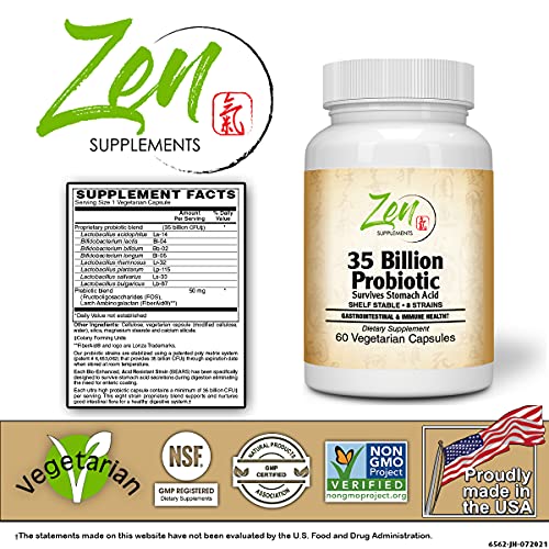Probiotic with 35B CFU & 8 Strains - Boost Digestive Health