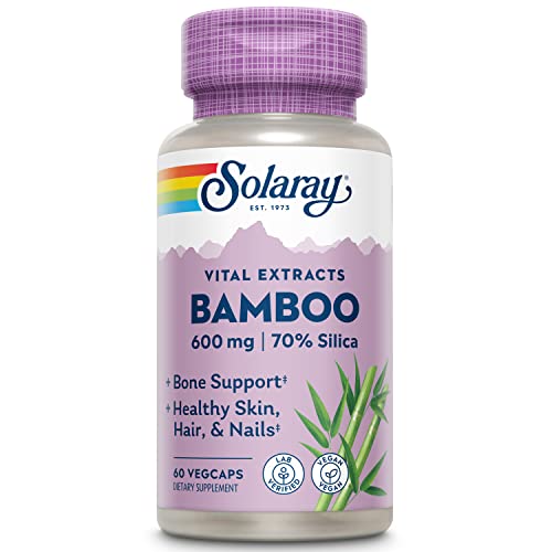 Solaray Bamboo Stem Extract for Healthy Hair, Skin & Nails