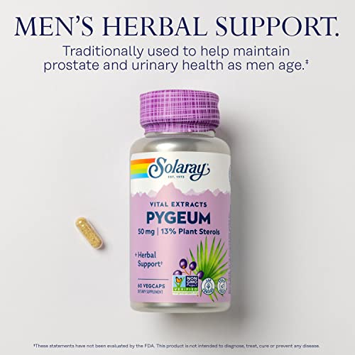 Pygeum Bark Extract: Prostate Health Support Supplement-Vegan-VegCaps