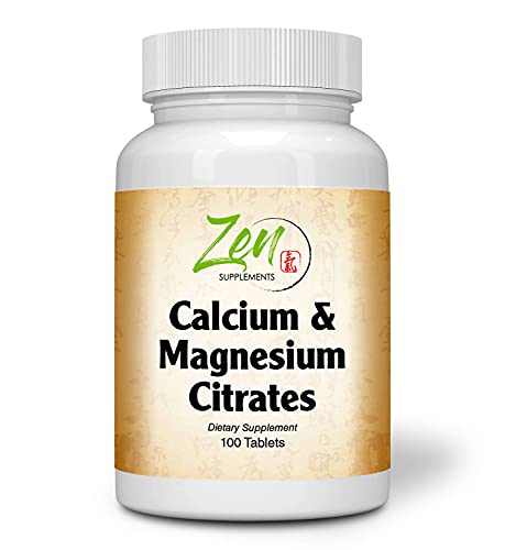 Bone Health & Muscle Relaxation 100-Tabs with Calcium & Magnesium