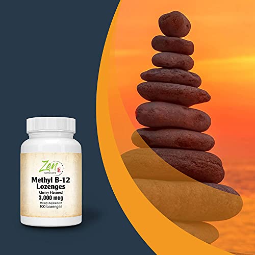 Vitamin B12 and Folic Acid for Optimal Health - 100 Lozenge