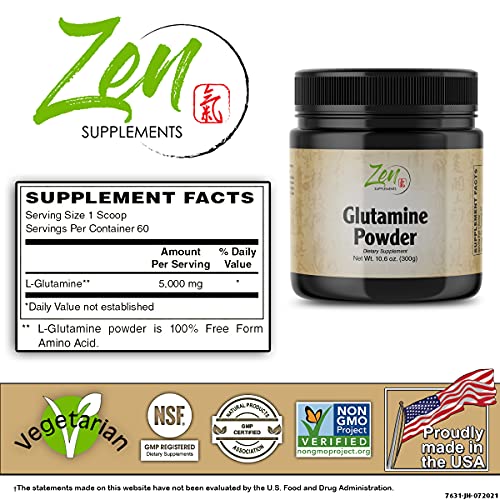 L-Glutamine Powder: Muscle Recovery, Healthy Gut - 300g