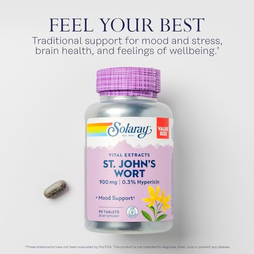 St. Johns Wort Aerial Extract 900mg | Mood Stability